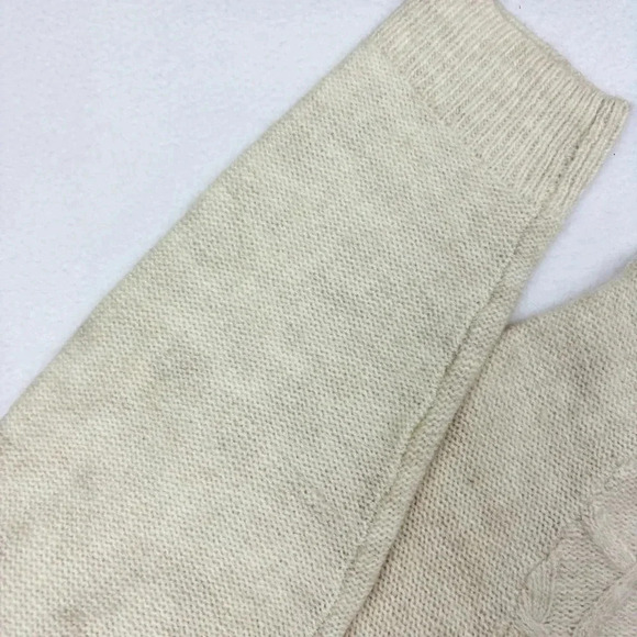 NWT Treasure & Bond Ivory Cableknit Crew Neck “Grandpa” Sweater Size XL - Picture 5 of 16
